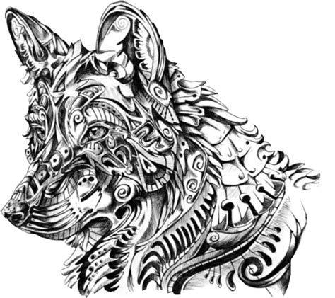 Wolf Mandala Coloring Coloring Pages