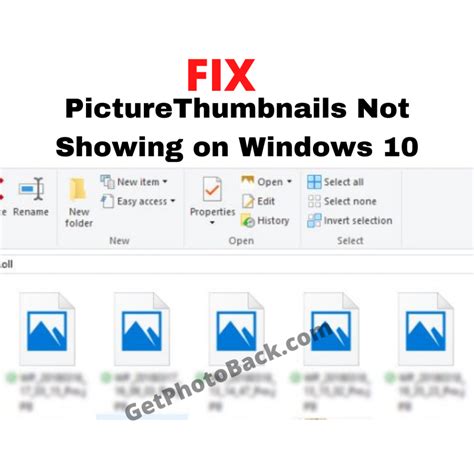 Fix Windows 10 Not Showing Thumbnails For Images Amp Videos Riset