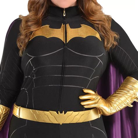 Adult Batgirl Jumpsuit Costume Plus Size Batman Party City