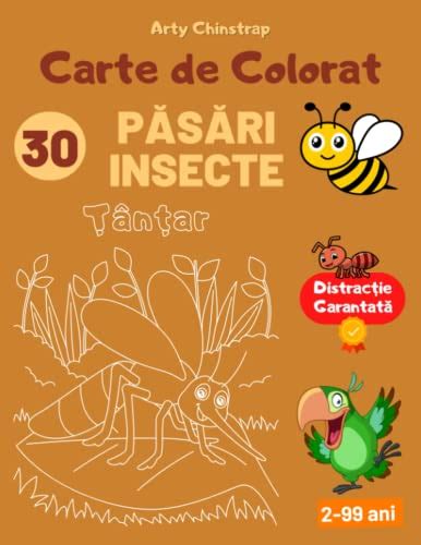 Carte De Colorat Pasari Insecte Carte De Activitati De Colorat Sexiz Pix