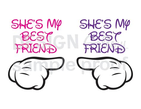 2 Images Shes My Best Friend Svg Cut Files And 