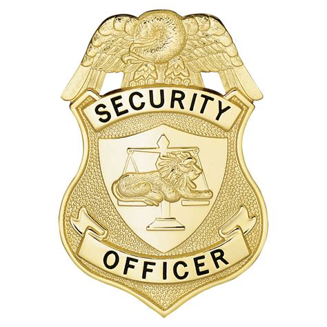Security Officer Shield Badge