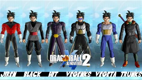 Mod Pack De Trajes Para Tu Personaje Dragon Ball Xenoverse 2 Youtube