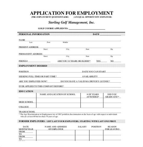I am writing this letter to verify that laura a. Printable Job Applications Template Awesome 21 Employment ...