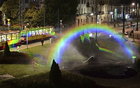 pride parades and rainbow art defy conservative polish times las