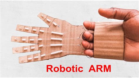 How To Make Robotic Arm With Cardboard Science Projects Robot Hand