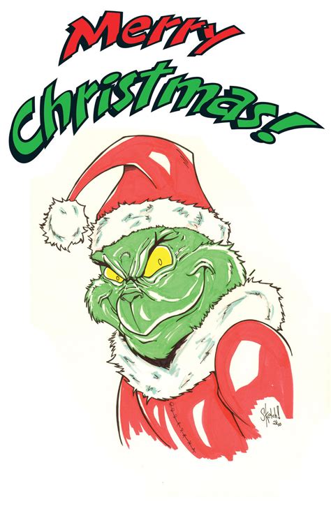Christmas Grinch By Sketchheavy On Deviantart