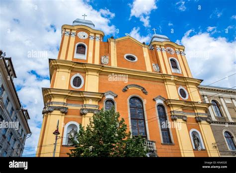 Church Of The Holy Trinity In Cluj Napoca City In Romania Stock Photo