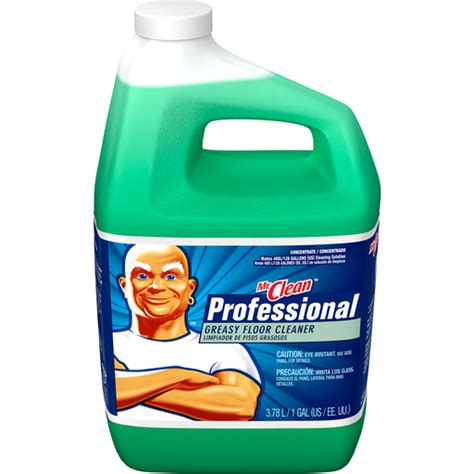 Mr Clean Professional Greasy Floor Cleaner 1 Gallon Case Of 4