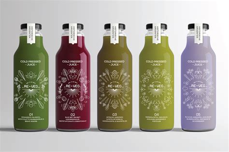 Re Veg Cold Pressed Juices Student Project On Packaging Of The World