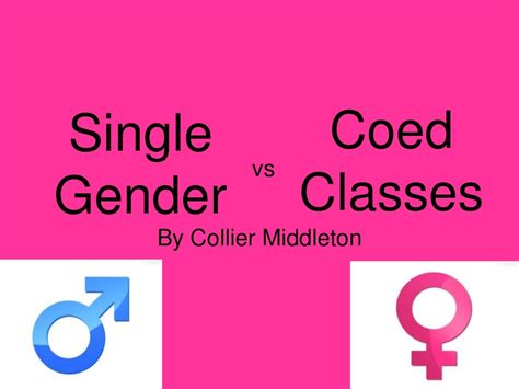Single Sex Vs Coed Classes