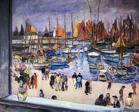 The Port at Saint Tropez by Henri Lebasque - Canvas Art Print | Art