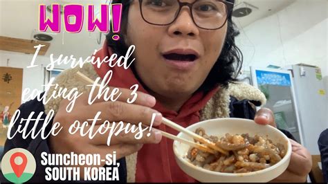 How To Survive Eating Live Octopus In South Korea Youtube