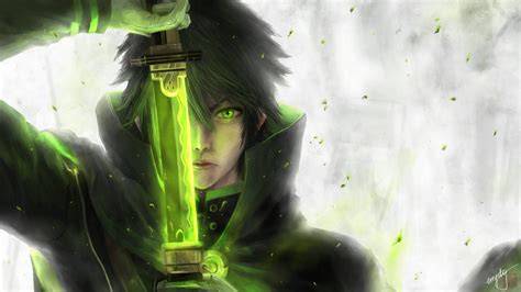 Anime Hd Green Wallpapers Wallpaper Cave