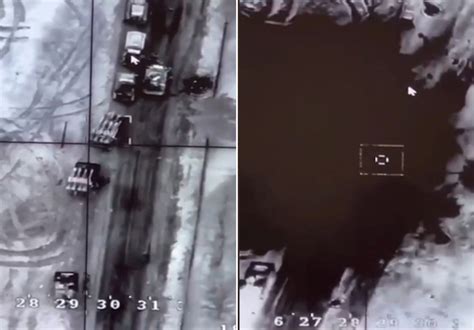 Oekraïense Leger Deelt Beelden Van Drone-aanvallen Op Russische Troepen
