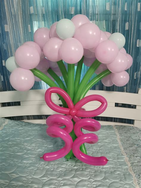 Diy Set Of Balloons To Create A Bouquet Of 7 Flowers T Etsy