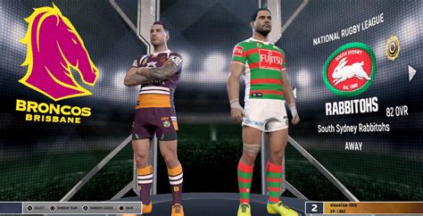 For australian broadcasters, you can find a list here Rugby League Live 4 Legend Difficulty Gameplay