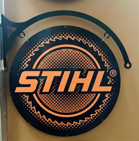 Stihl Double Sided And Hanger Tin Metal Sign Nostalgia Highway