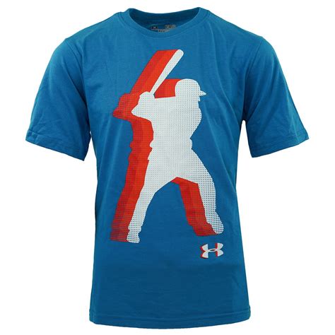 Under Armour Boys Ua Tech Baseball Batter Short Sleeve T Shirt