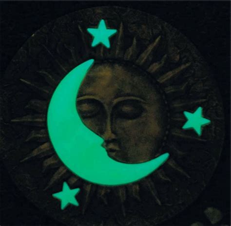 Celestial Sun And Moon Glow Stepping Stone DECOR N MORE