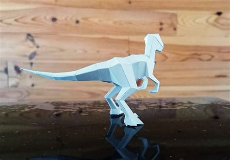 Papercraft Raptor Kit Diy Kit De Velociraptor En Papier à Etsy 日本