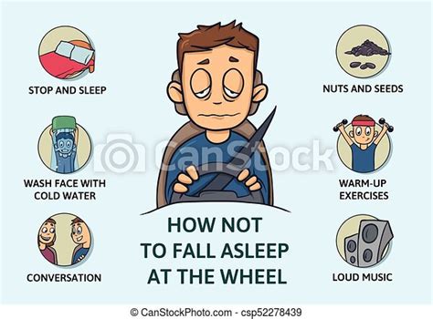 Set Of Tips To Stay Awake While Driving Sleep Deprivation How Not To
