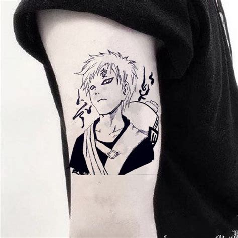 Naruto Tattoo Of Gaara Tatuagem Do Naruto Tatuagens De Anime Tatuagem