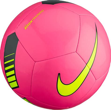 Nike Pitch Training Soccer Ball Hyper Pink And Black Soccer Master