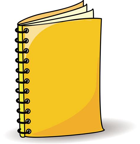 Download Notepad Clipart Yellow 