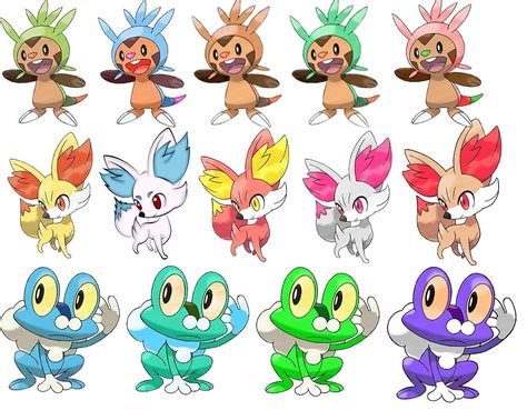 Pokemon Images Shiny Pokemon X And Y Starters