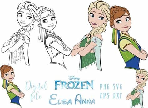 The format of some files is incorrect. Elsa And Anna Vector at GetDrawings | Free download