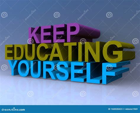 Keep Educating Yourself Mind Map Business Concept For Presentations