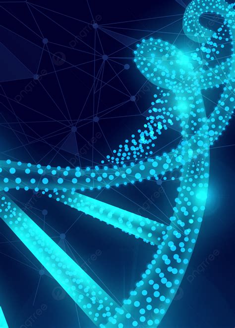 Light Effect Dna Medical Background Gradient Gene Chain Wallpaper Image