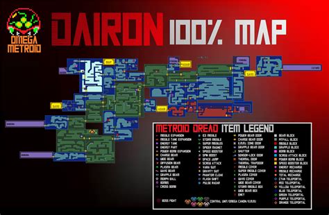 Metroid Dread Walkthrough 100 Map And Routes Omega Metroid