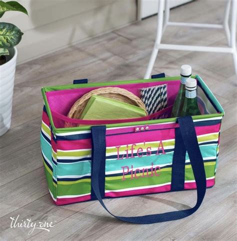 Life A Picnic Thirty One Large Utility Tote Thirty One Ts