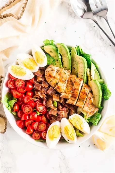 cobb salad recipe healthy summer lunch delicious meets healthy