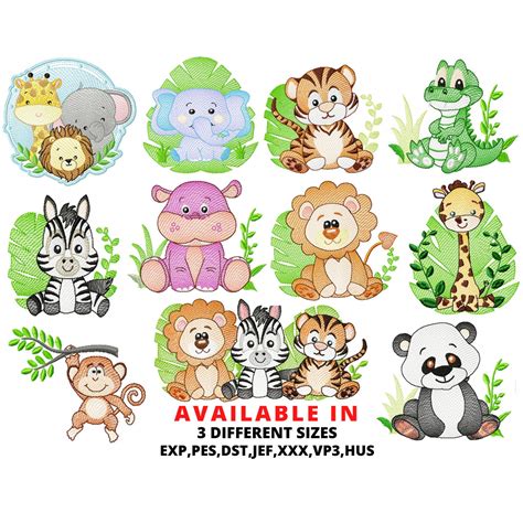Jungle Safari Baby Animals