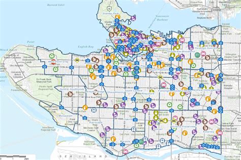 Map Shows The Locations Of Various Crimes Across Vancouver Vancouver