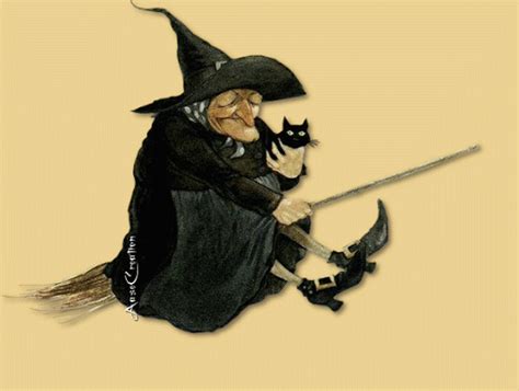 s animados brujas feas con escoba todo halloween brujas ilustración de halloween