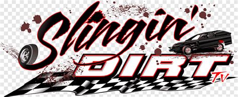 Logo Television Dirt Track Racing Sponsor Dirt Text Racing Png Pngegg