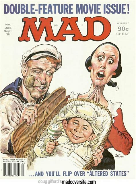 Mad Issue 225 September 1981 Mad Magazine Mad Cartoon Network Mad Tv