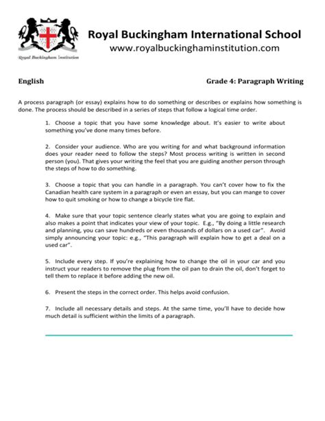 ⚡ Paragraph Writing For Class 4 With Hints Hints For Story Writing