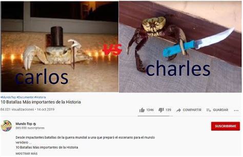 Carlos Vs Charles Epico Meme Subido Por Carloselcrangejo Memedroid