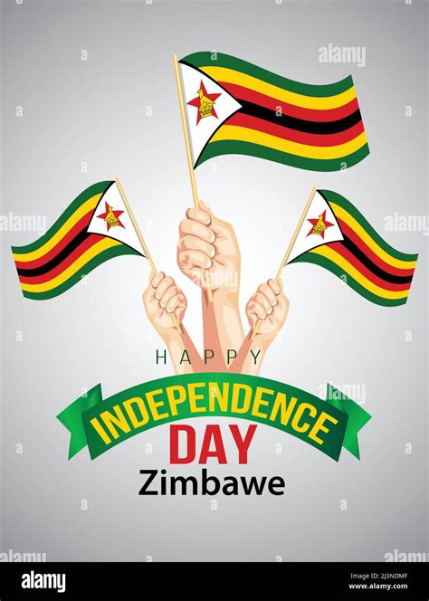 Zimbabwe Independence Day Stock Vector Images Alamy