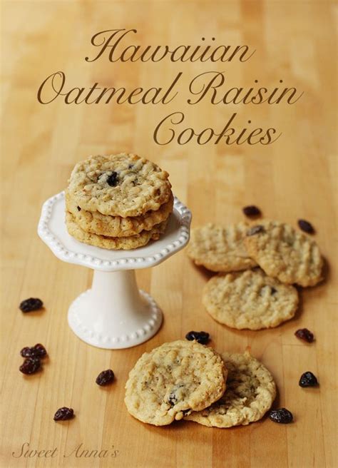 Filled with the fragrant flavors of dried ginger and cinnamon, these cookies have just the right amount of spice and make a great breakfast. Hawaiian oatmeal raisin cookies | Recipe | Raisin cookies ...
