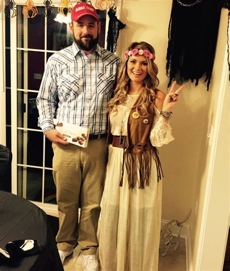 diy forrest and jenny so easy couples halloween outfits hippie costume halloween cute