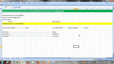 Rbac Excel Template