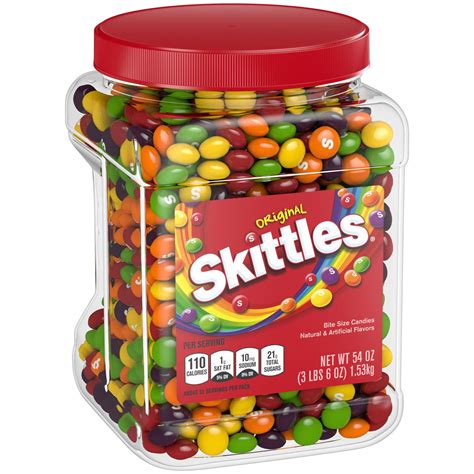 Skittles Original Chewy Candy Bulk Jar 54 Oz Sams Club Chewy Candy Food Fruity Flavors