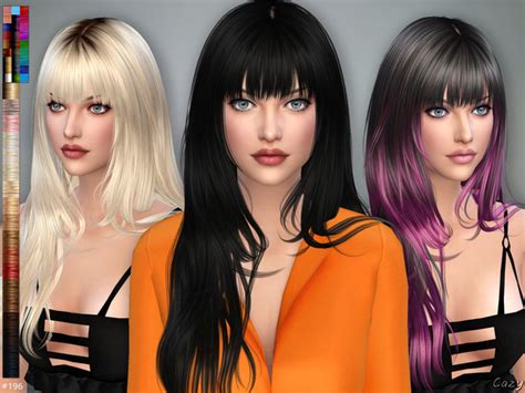 The Sims Resource Aliza Female Hairstyle Sims 4
