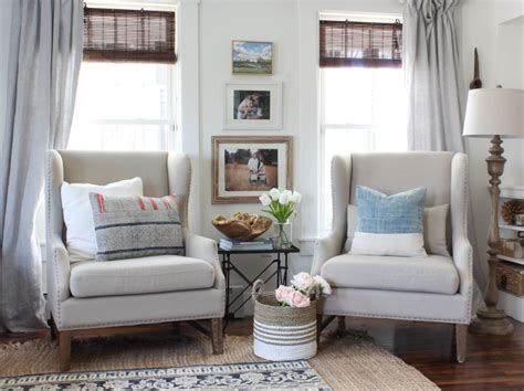 A pair of red wingback chairs would add life to a dull living room, they can even be the focal point of your living room. Wingback Chairs in the Living Room | Rooms FOR Rent Blog ...